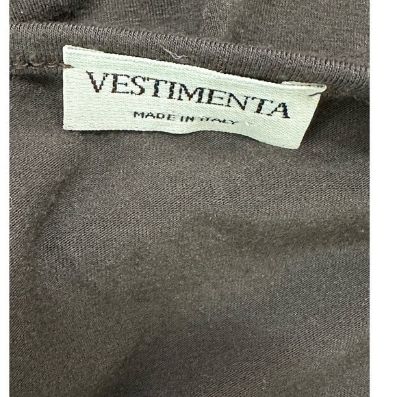 Vestimenta brown chocolate long sleeves fitted top size 44 - US M - Picture 4 of 9